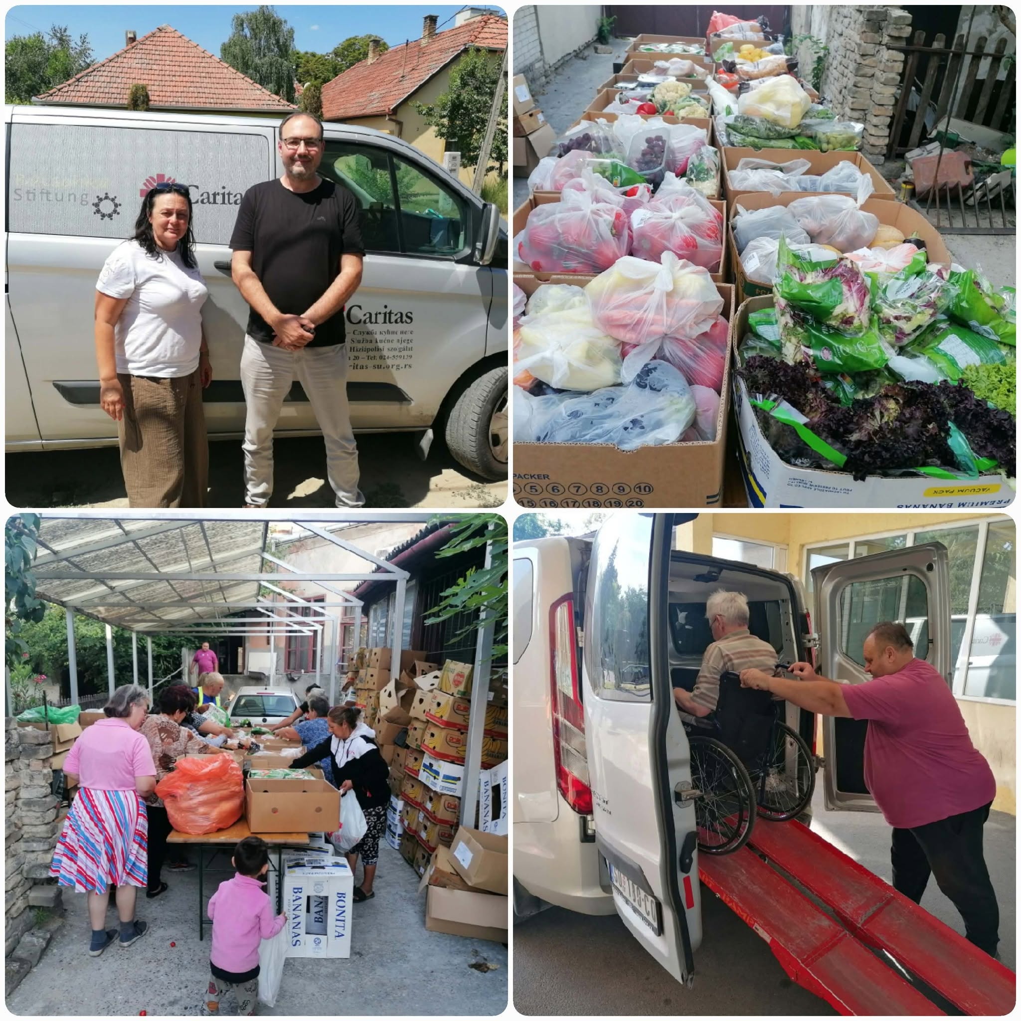 Caritas volunteers